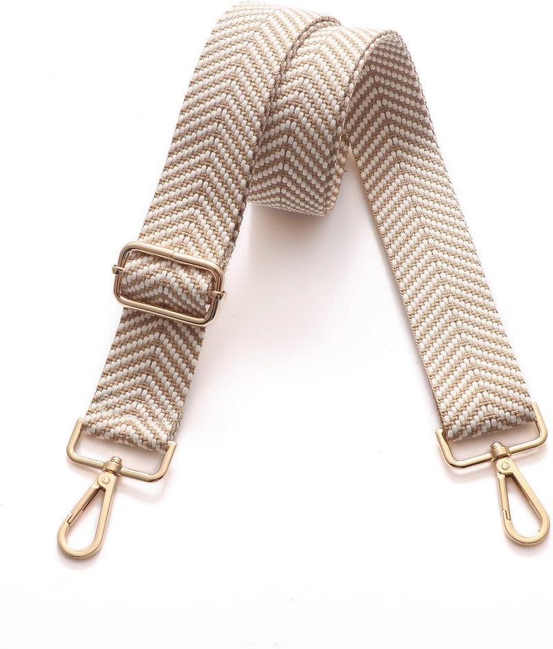 S-Jacorry Purse Strap Replacement Crossbody Wide Shoulder Strap Adjustable Canvas Straps Handbag Strap Replacement Belts - Image 1